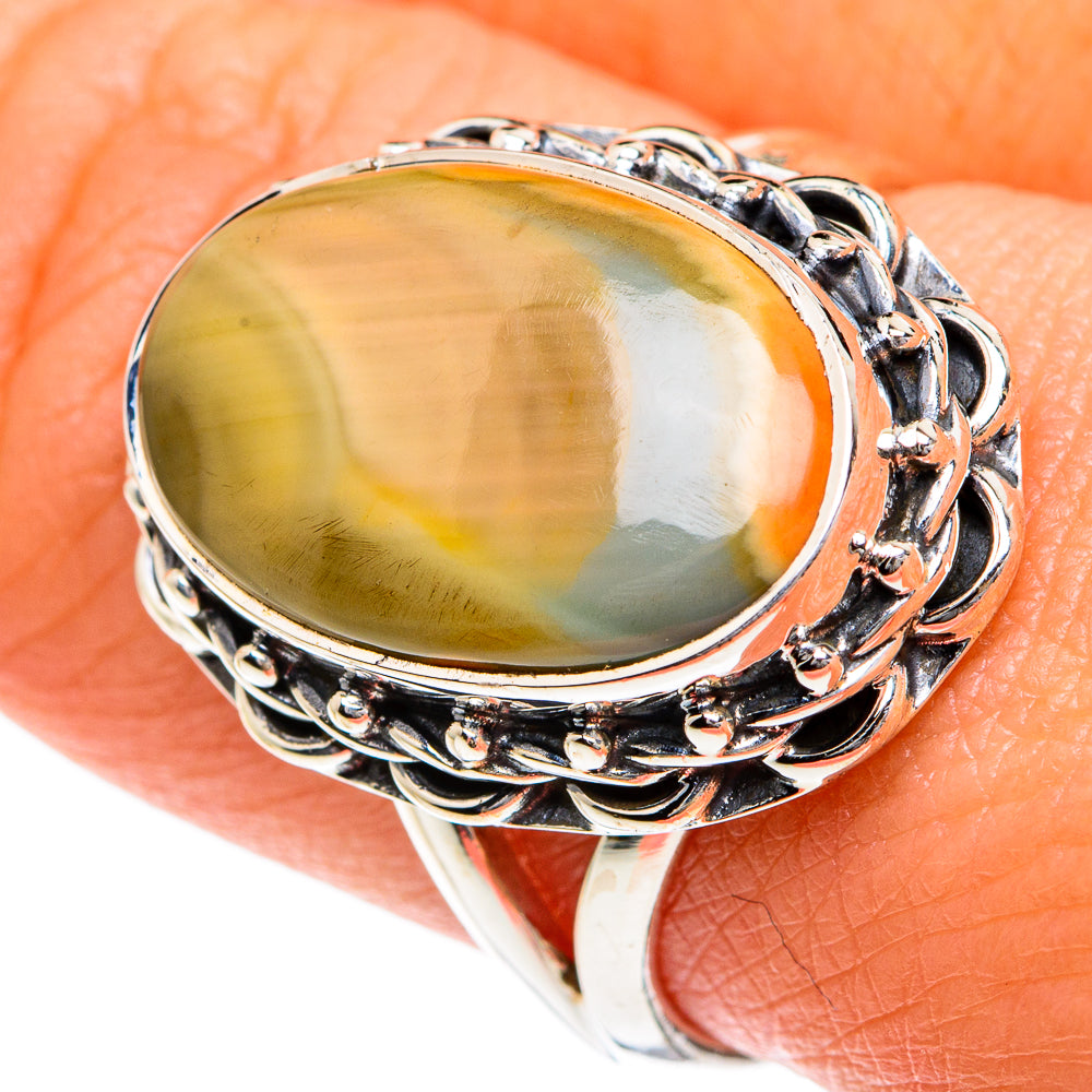 Willow Creek Jasper Rings handcrafted by Anasilvercos - RING82649