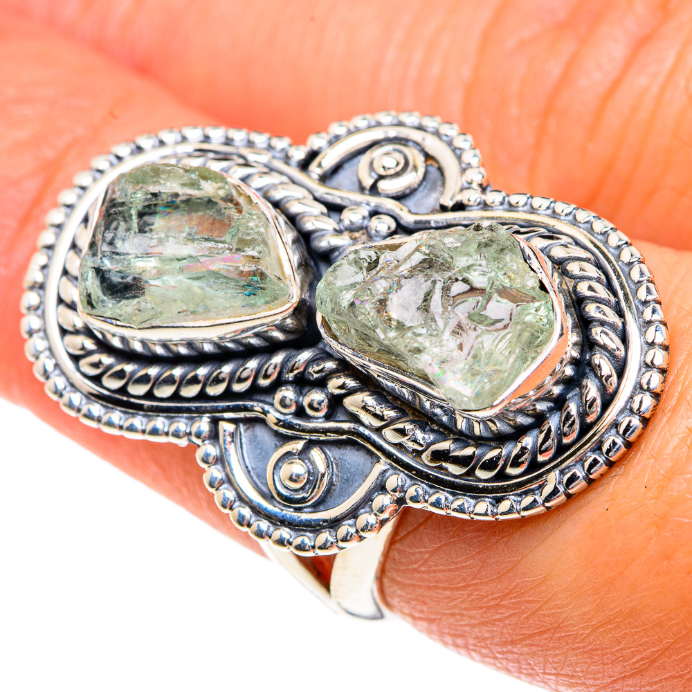 Aquamarine Rings handcrafted by Anasilvercos - RING82669