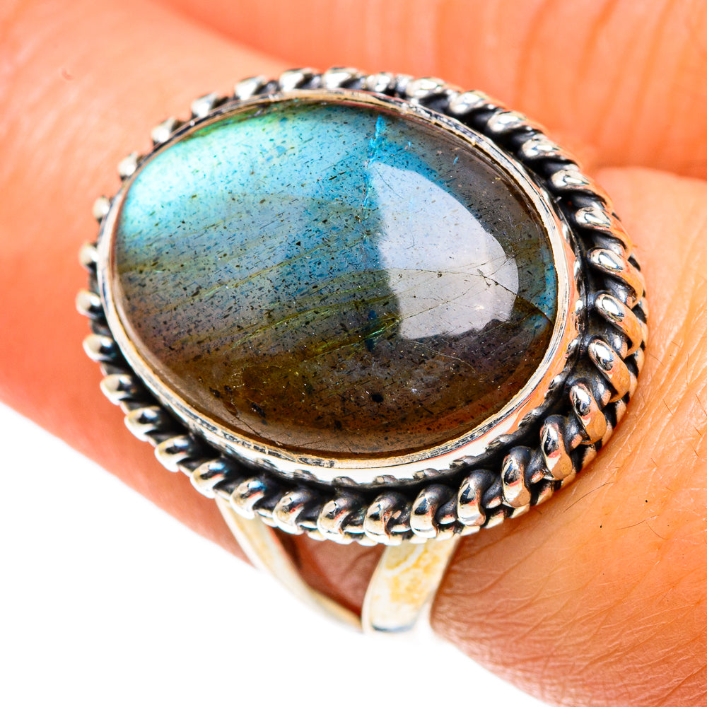 Labradorite Rings handcrafted by Anasilvercos - RING82671