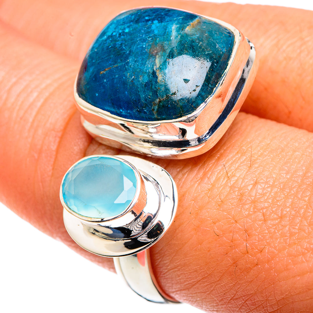 Apatite Rings handcrafted by Anasilvercos - RING82676