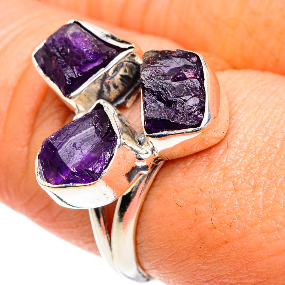 Amethyst Rings handcrafted by Anasilvercos - RING82686