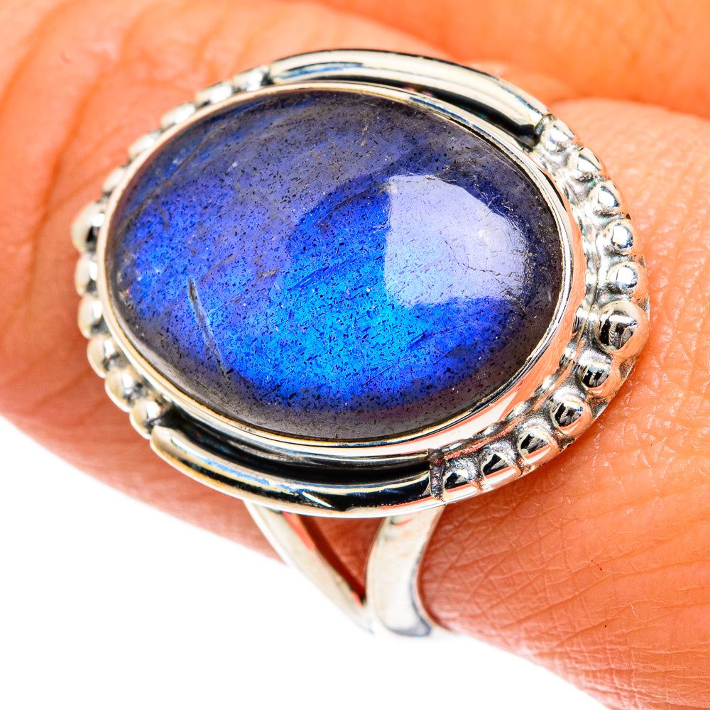 Labradorite Rings handcrafted by Anasilvercos - RING82700