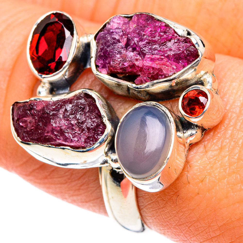 Pink Tourmaline Rings handcrafted by Anasilvercos - RING82717