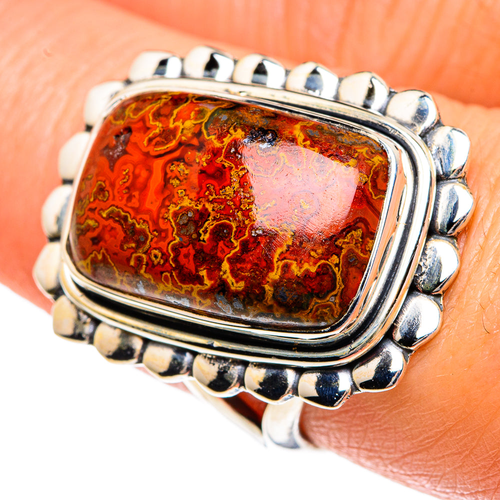 Moroccan Agate Rings handcrafted by Anasilvercos - RING82739