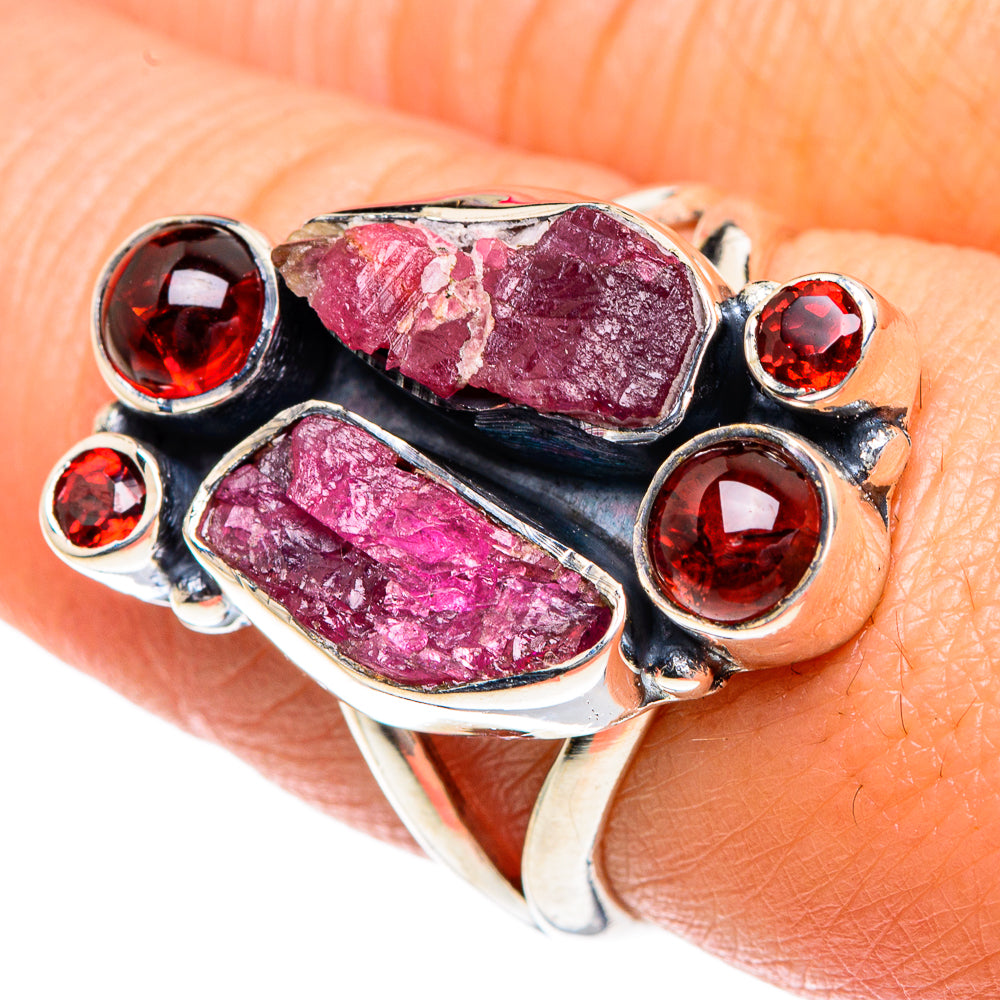 Pink Tourmaline Rings handcrafted by Anasilvercos - RING82743