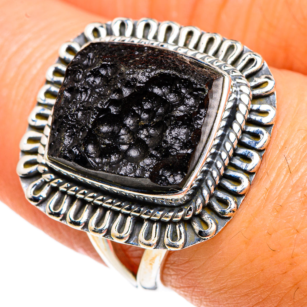 Tektite Rings handcrafted by Anasilvercos - RING82773