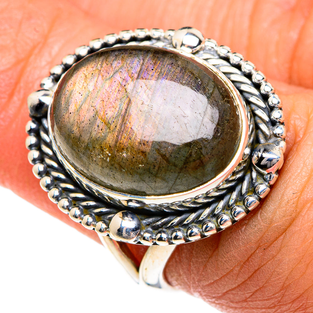 Labradorite Rings handcrafted by Anasilvercos - RING82798