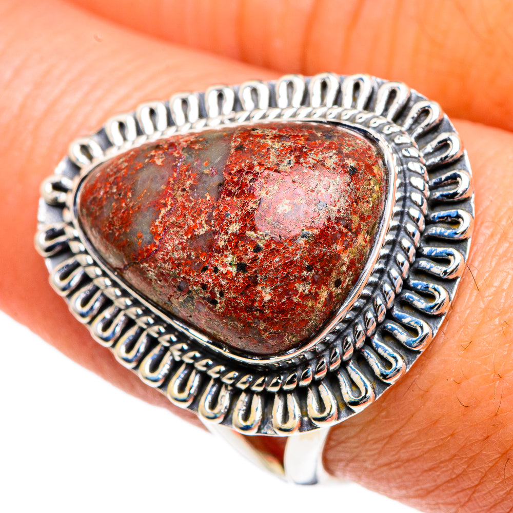 Mexican Fire Opal Rings handcrafted by Anasilvercos - RING82801