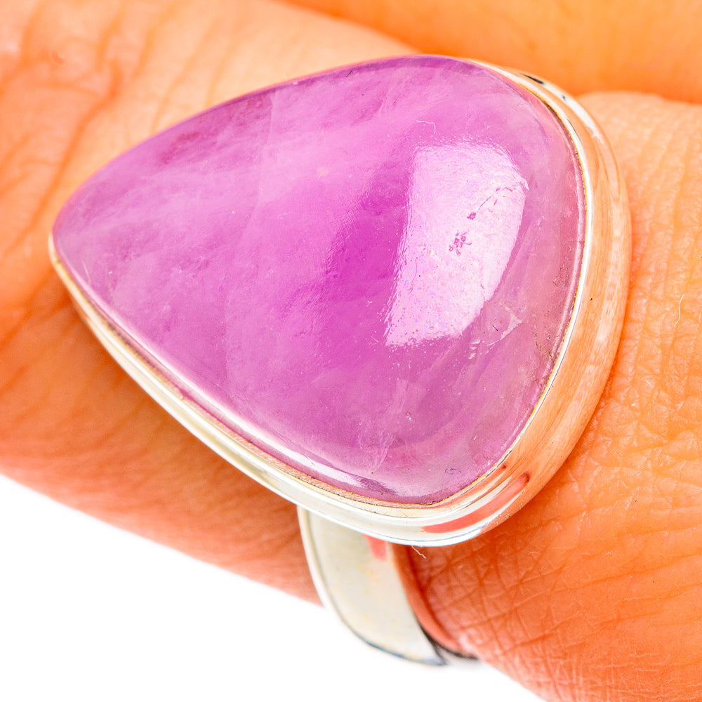 Pink Moonstone Rings handcrafted by Anasilvercos - RING82829