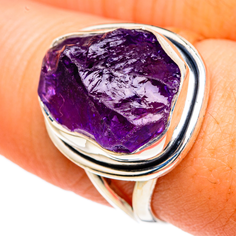 Amethyst Rings handcrafted by Anasilvercos - RING82832