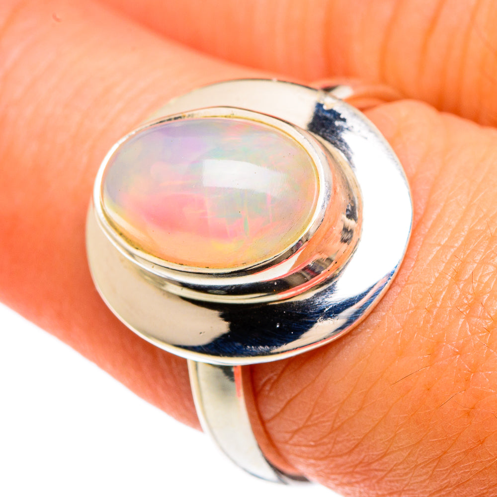 Ethiopian Opal Rings handcrafted by Anasilvercos - RING82841