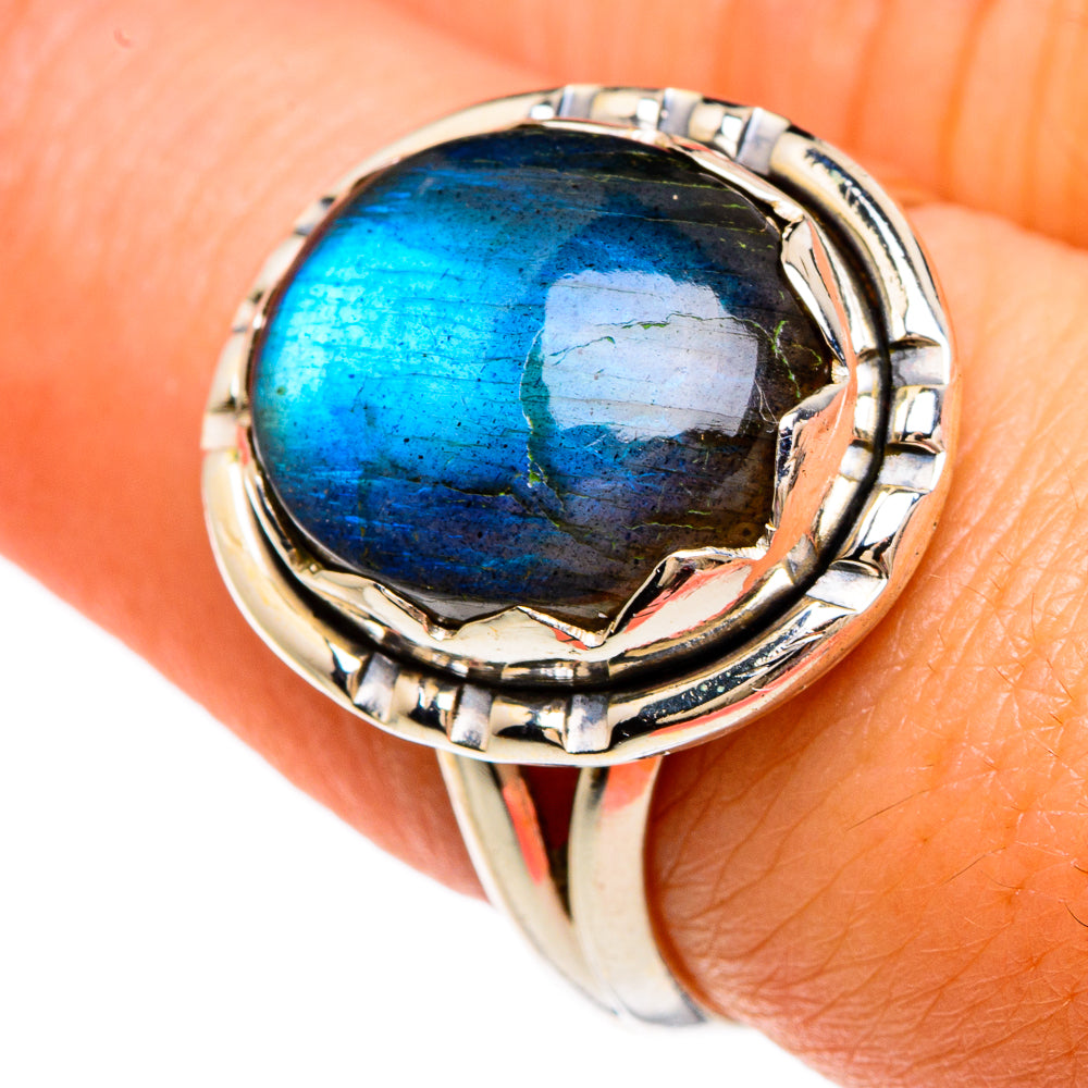 Labradorite Rings handcrafted by Anasilvercos - RING82846