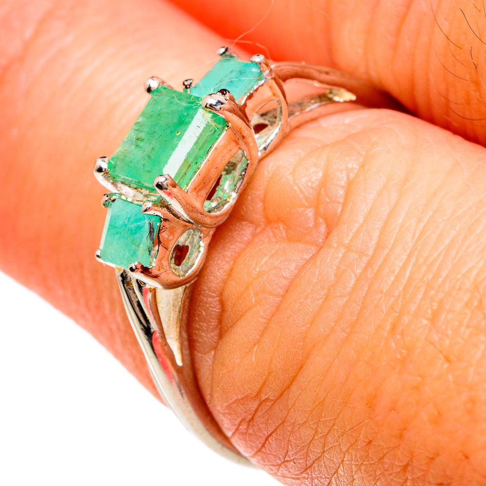 Emerald Rings handcrafted by Anasilvercos - RING82848
