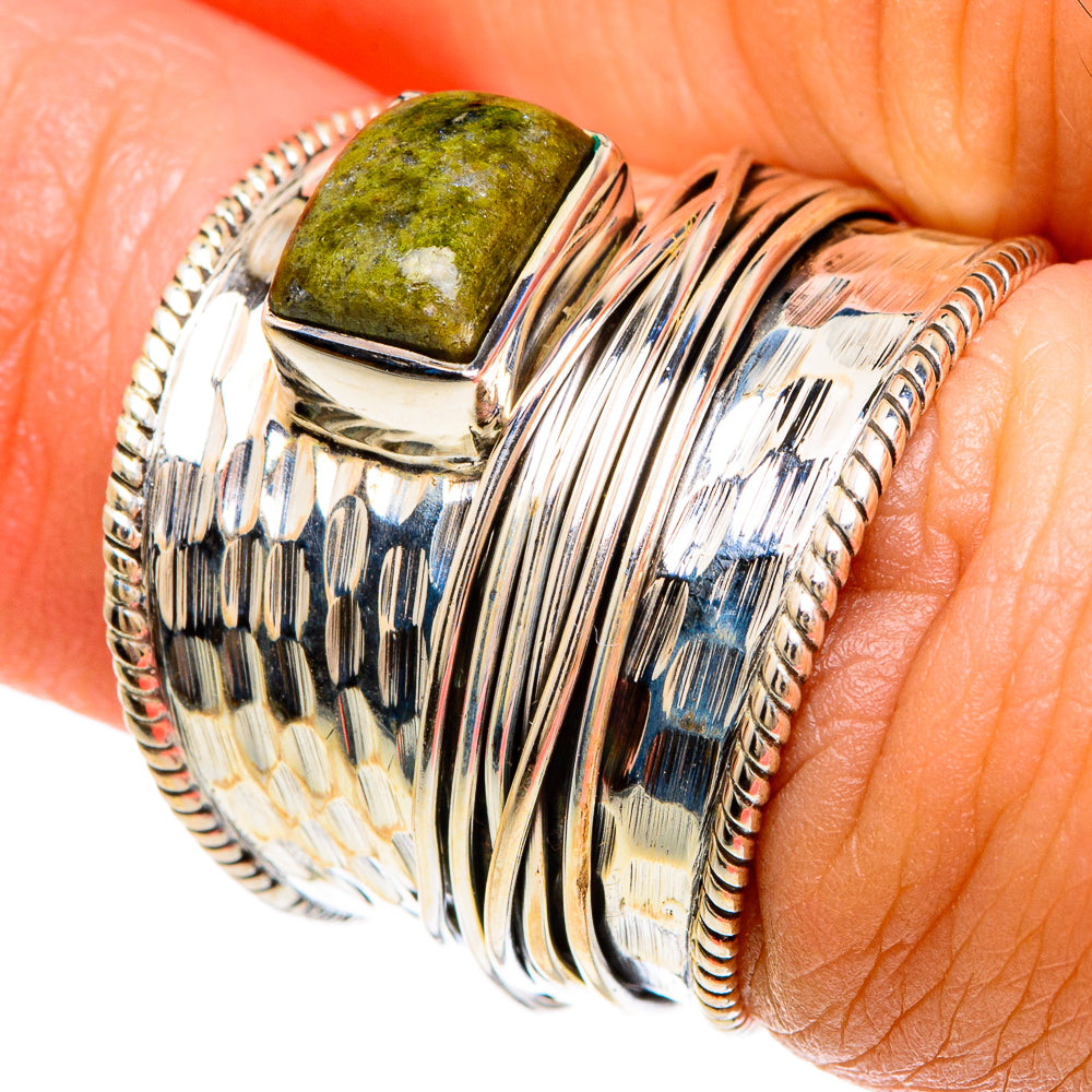 Rainforest Jasper Rings handcrafted by Anasilvercos - RING82849