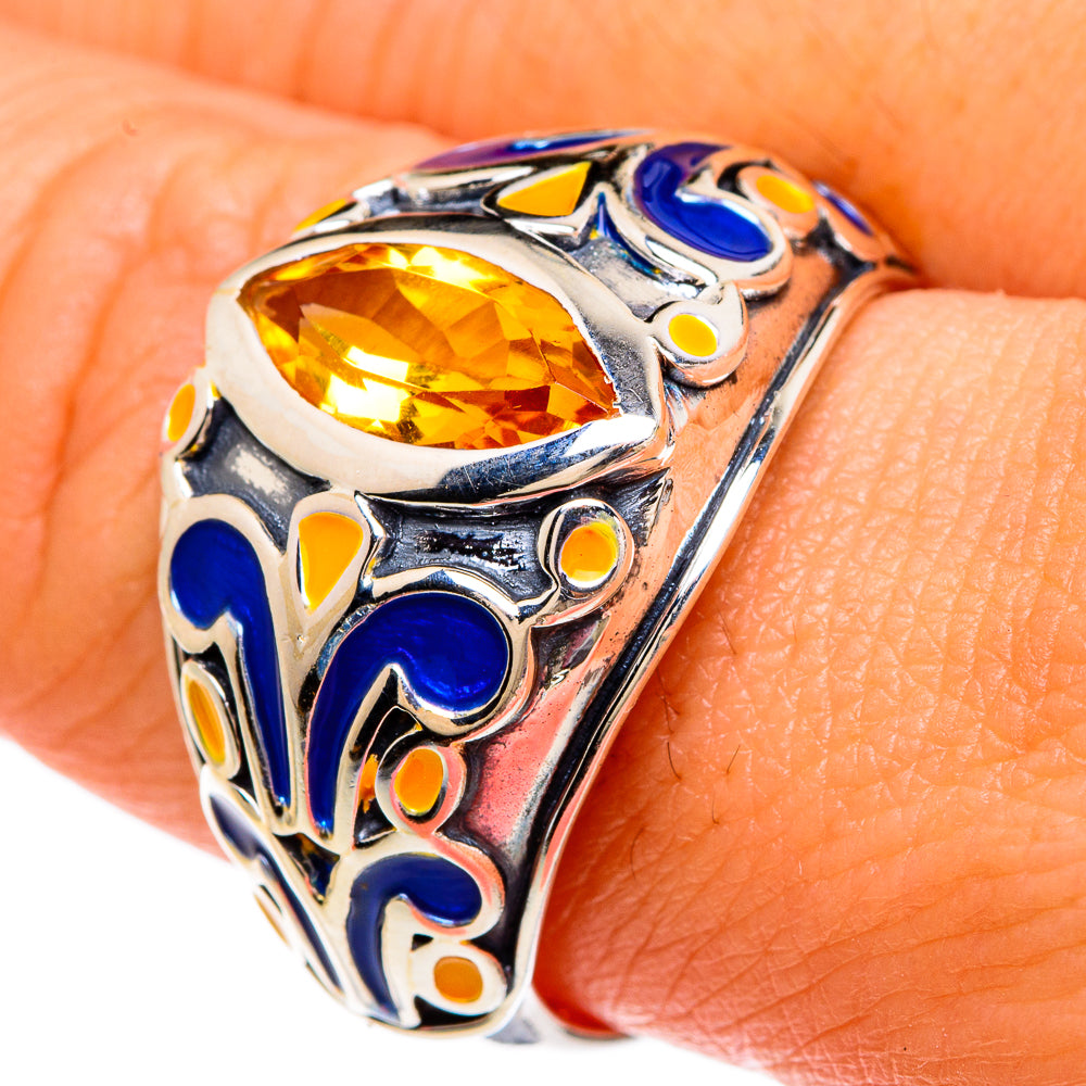 Citrine Rings handcrafted by Anasilvercos - RING82864