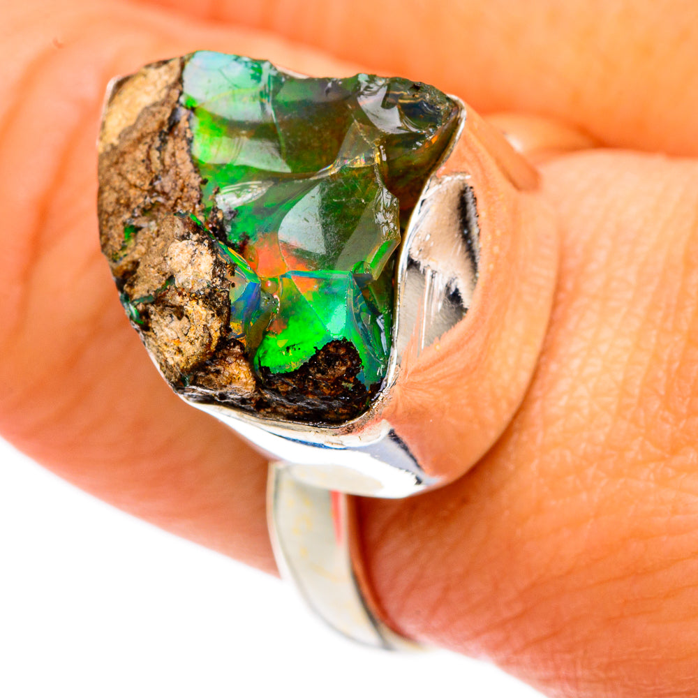 Ethiopian Opal Rings handcrafted by Anasilvercos - RING82865