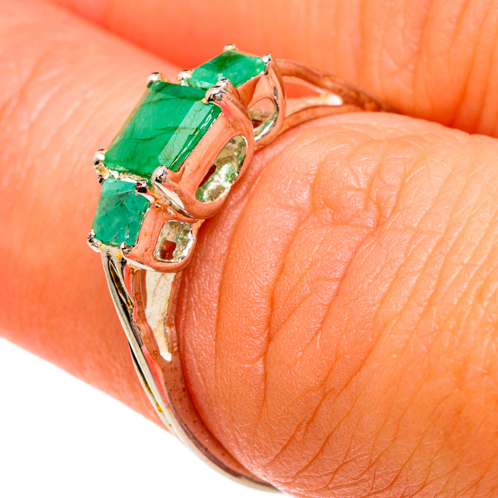 Emerald Rings handcrafted by Anasilvercos - RING82875