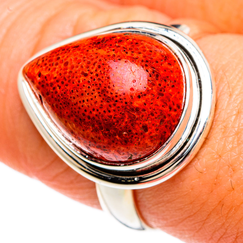 Sponge Coral Rings handcrafted by Anasilvercos - RING82879