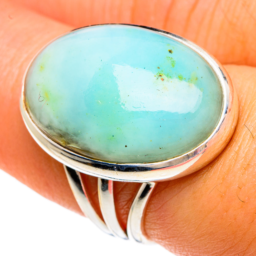 Peruvian Opal Rings handcrafted by Anasilvercos - RING82899