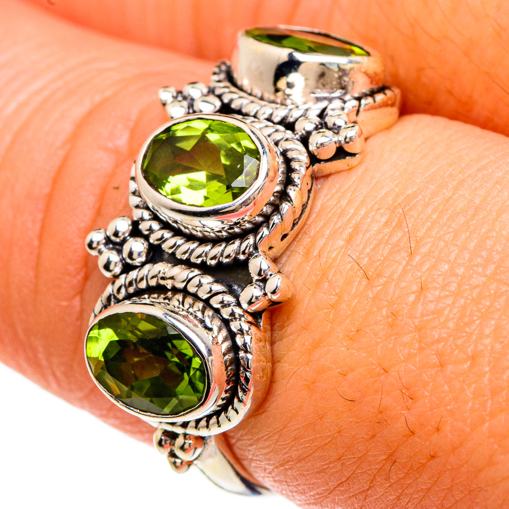Peridot Rings handcrafted by Anasilvercos - RING82904
