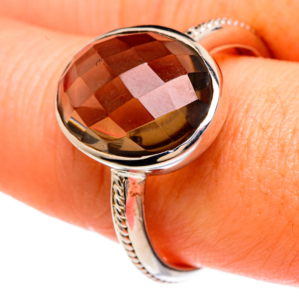 Smoky Quartz Rings handcrafted by Anasilvercos - RING82905