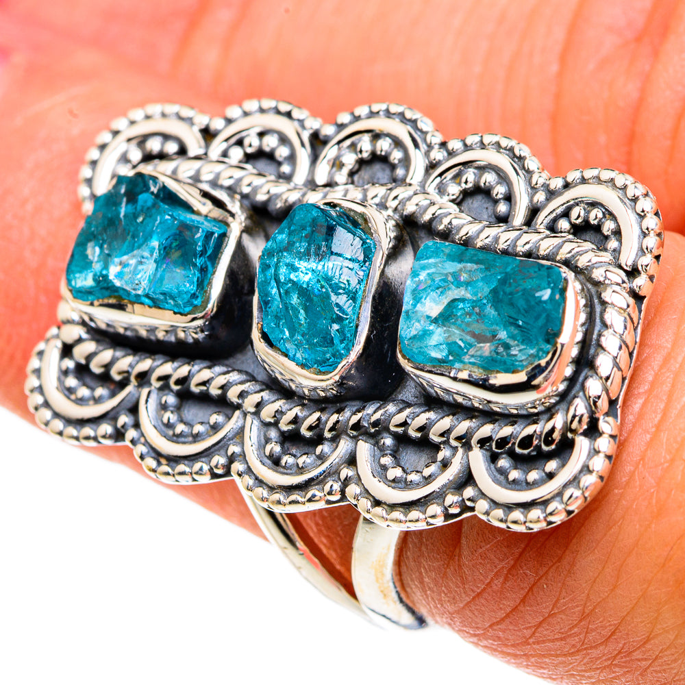 Apatite Rings handcrafted by Anasilvercos - RING82945