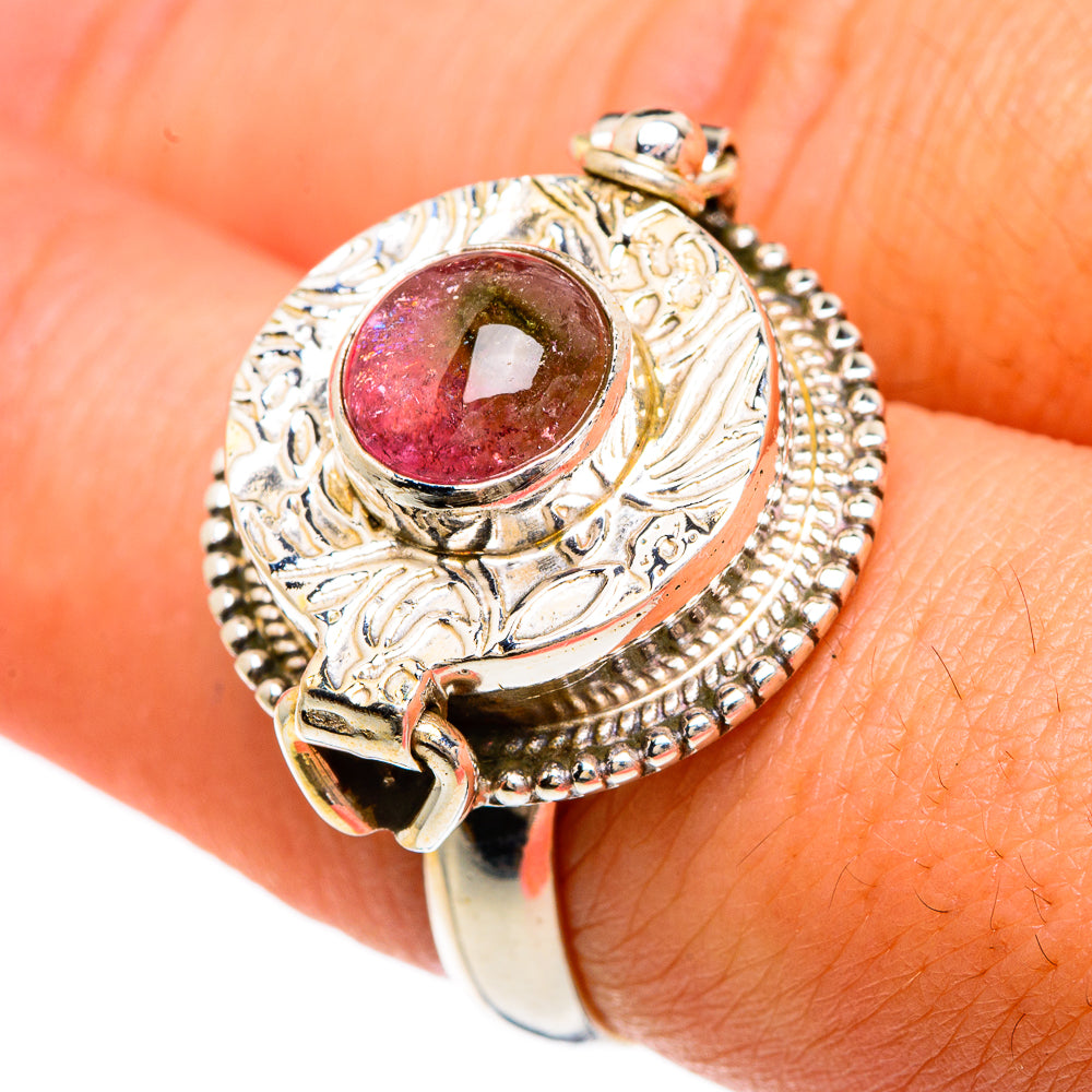 Watermelon Tourmaline Rings handcrafted by Anasilvercos - RING82962