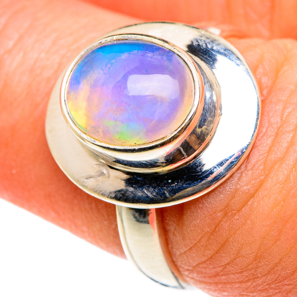 Ethiopian Opal Rings handcrafted by Anasilvercos - RING82996