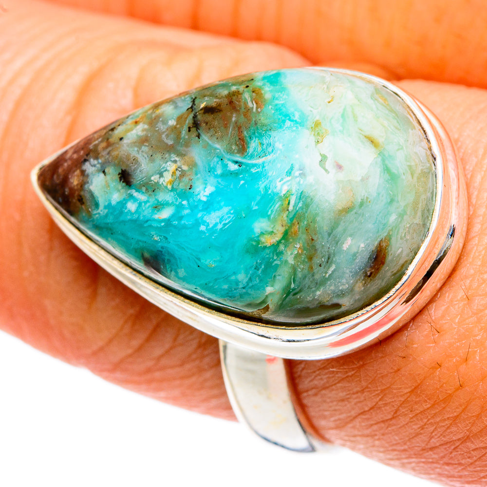 Peruvian Opal Rings handcrafted by Anasilvercos - RING83001