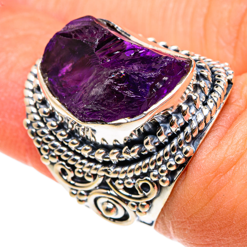Amethyst Rings handcrafted by Anasilvercos - RING83018