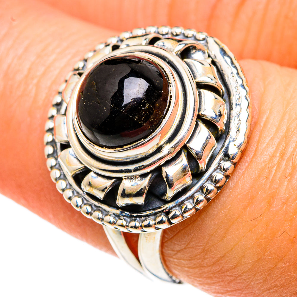 Black Onyx Rings handcrafted by Anasilvercos - RING83019