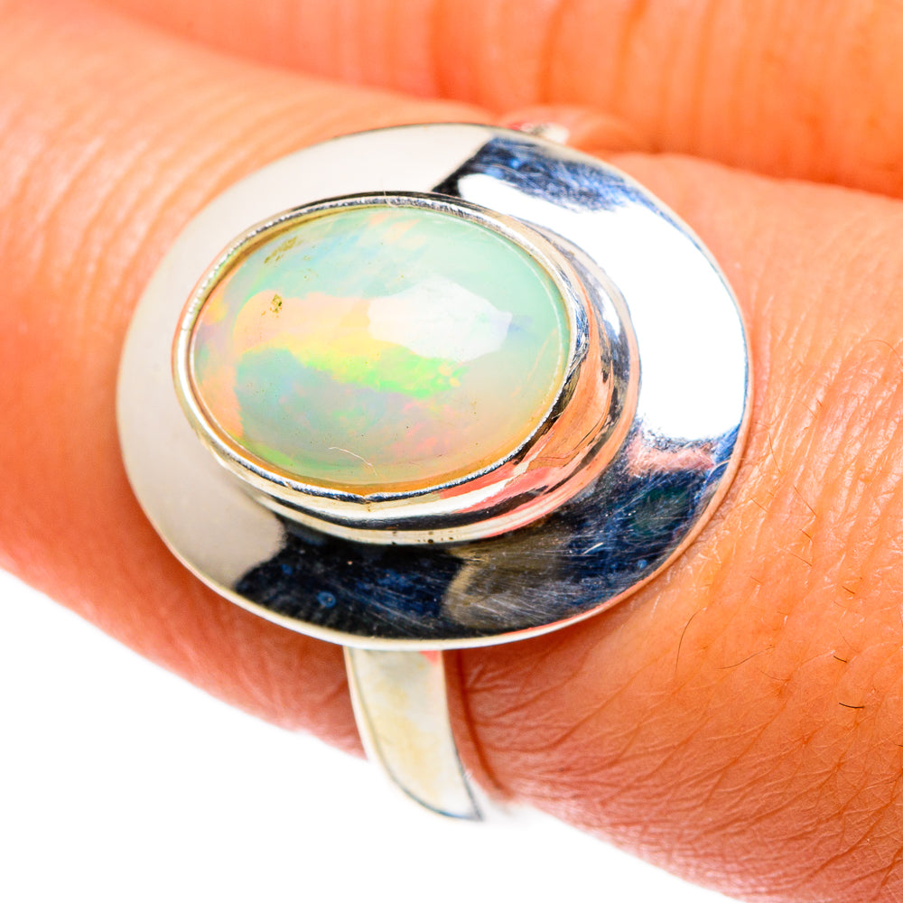 Ethiopian Opal Rings handcrafted by Anasilvercos - RING83025
