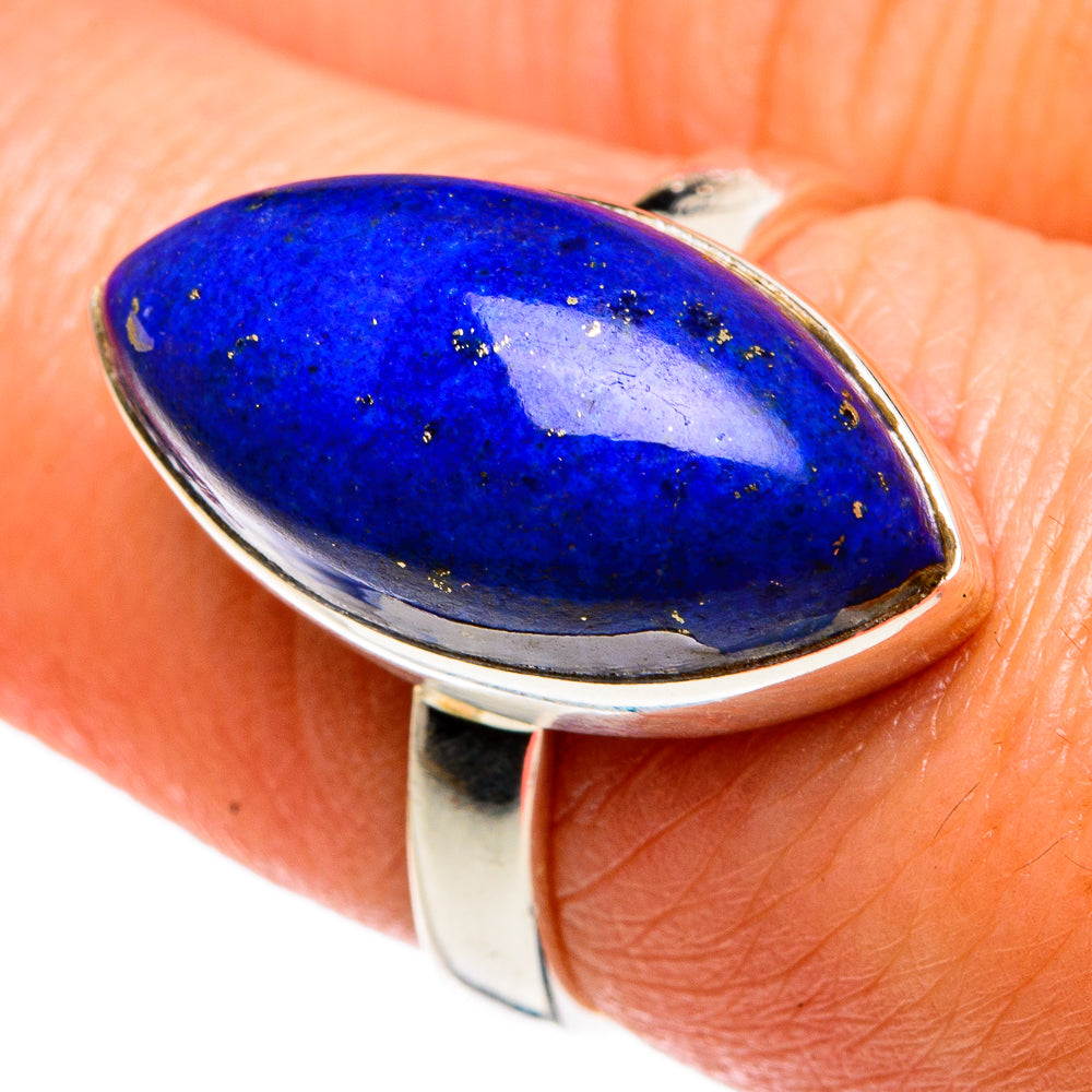 Lapis Lazuli Rings handcrafted by Anasilvercos - RING83034