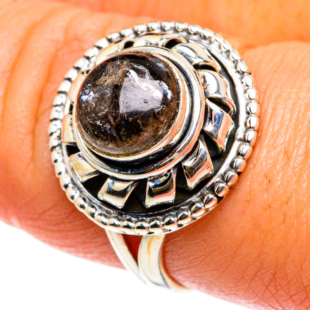 Tourmalinated Quartz Rings handcrafted by Anasilvercos - RING83040