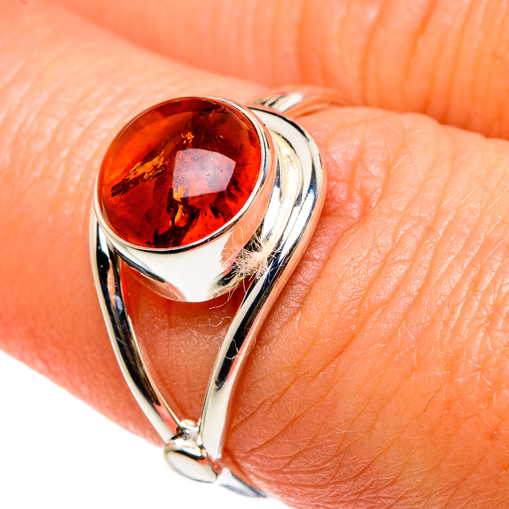 Baltic Amber Rings handcrafted by Anasilvercos - RING83043