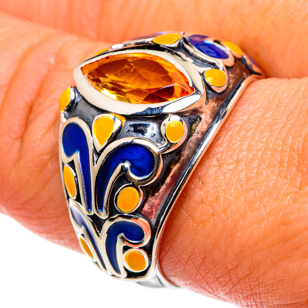 Citrine Rings handcrafted by Anasilvercos - RING83056