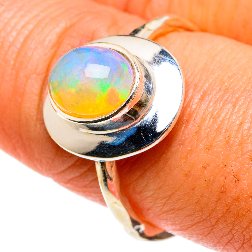 Ethiopian Opal Rings handcrafted by Anasilvercos - RING83057