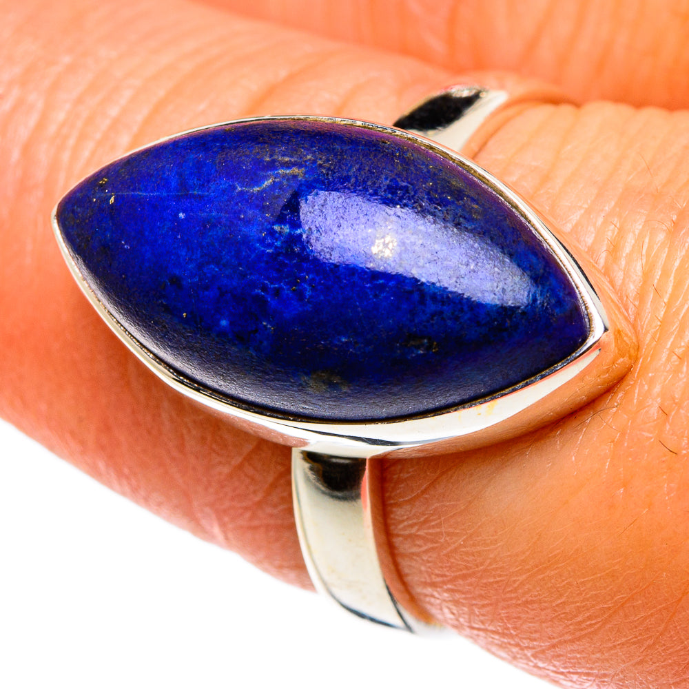 Lapis Lazuli Rings handcrafted by Anasilvercos - RING83061