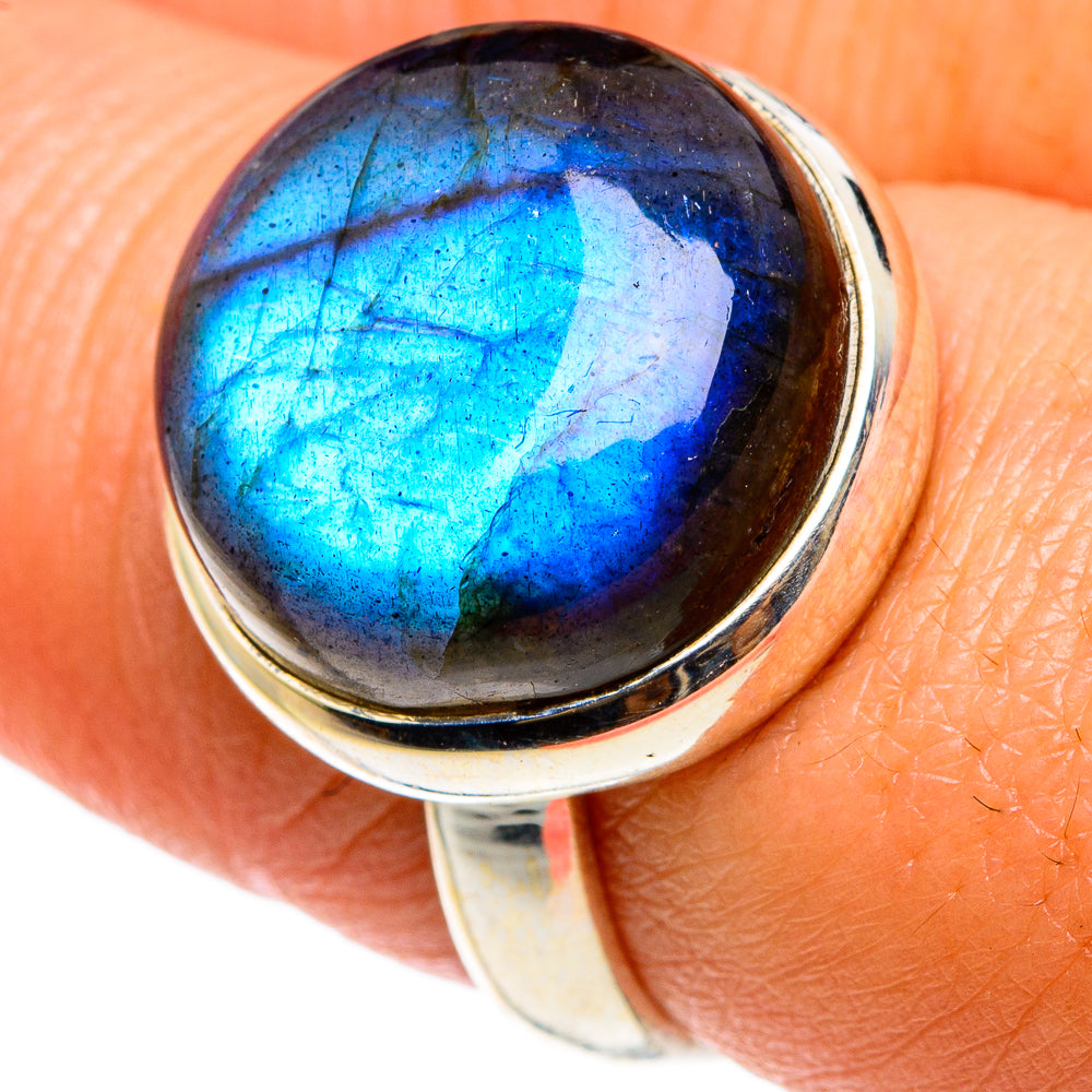 Labradorite Rings handcrafted by Anasilvercos - RING83063