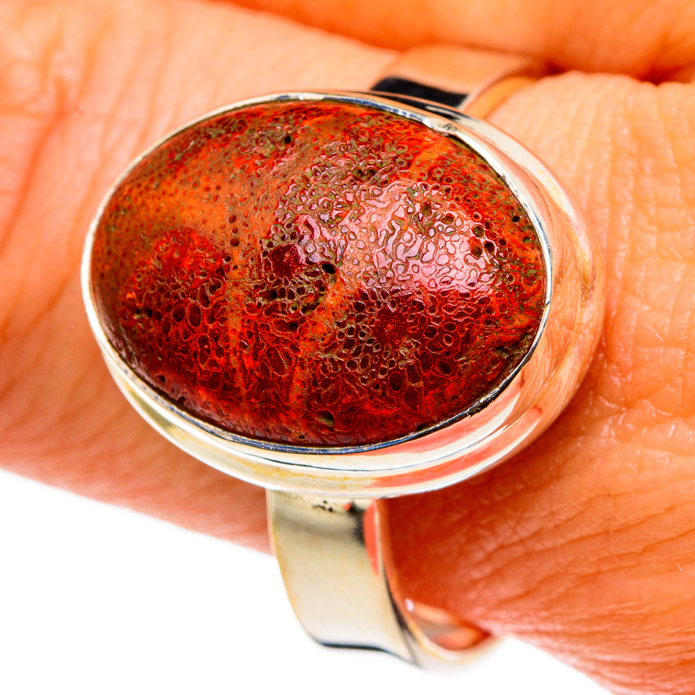 Sponge Coral Rings handcrafted by Anasilvercos - RING83074