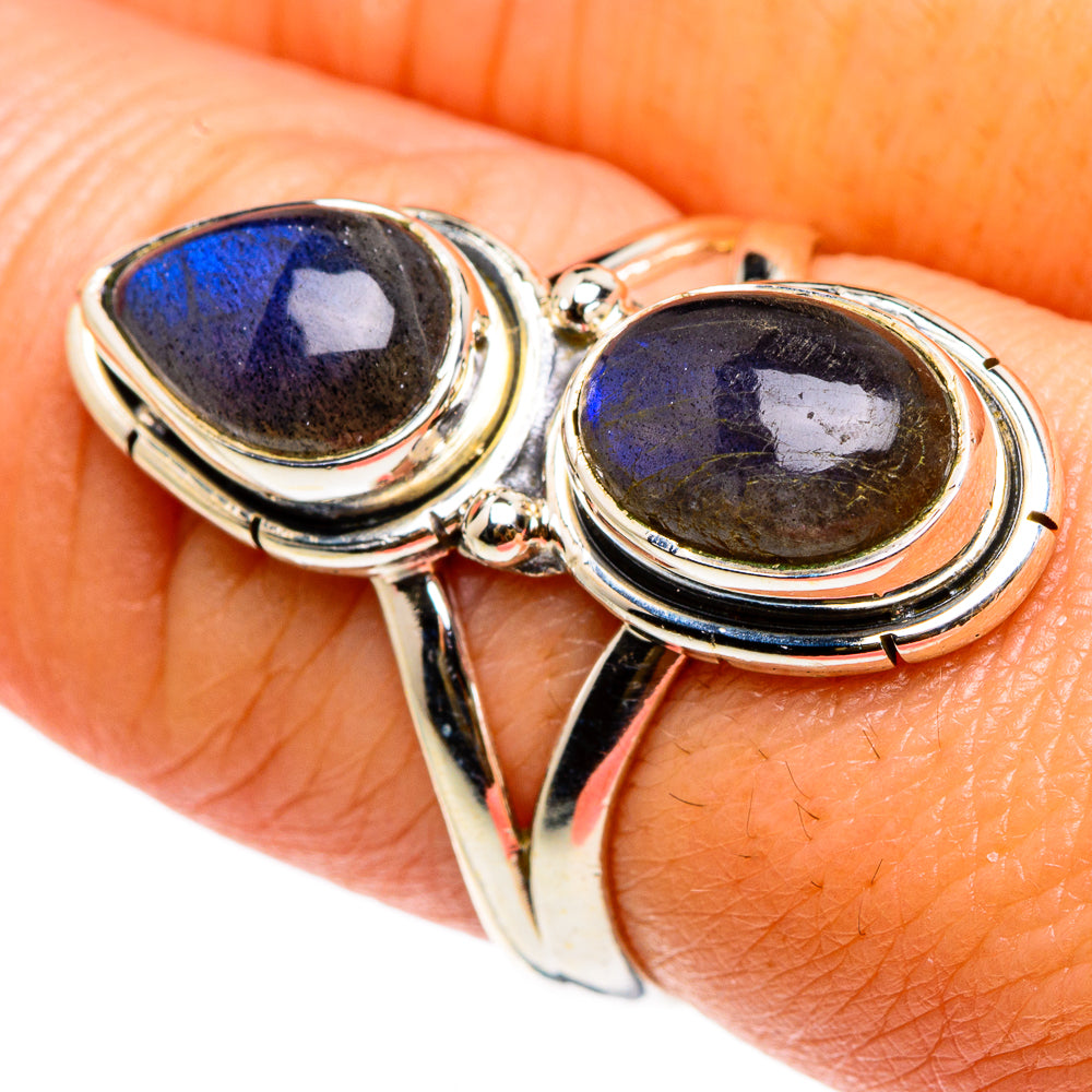 Labradorite Rings handcrafted by Anasilvercos - RING83094