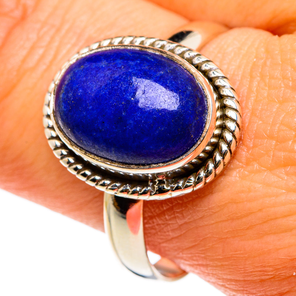 Lapis Lazuli Rings handcrafted by Anasilvercos - RING83097