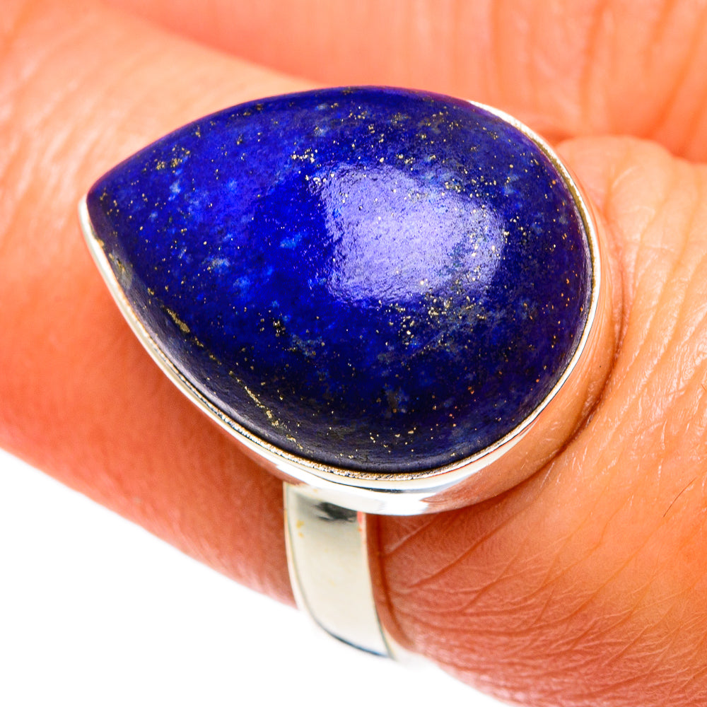 Lapis Lazuli Rings handcrafted by Anasilvercos - RING83100