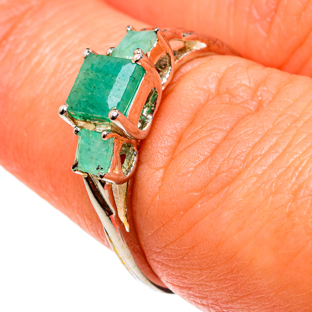 Emerald Rings handcrafted by Anasilvercos - RING83103