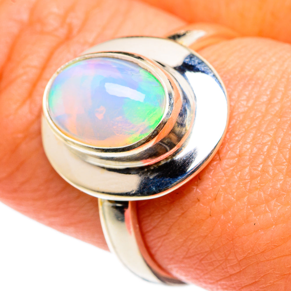 Ethiopian Opal Rings handcrafted by Anasilvercos - RING83122