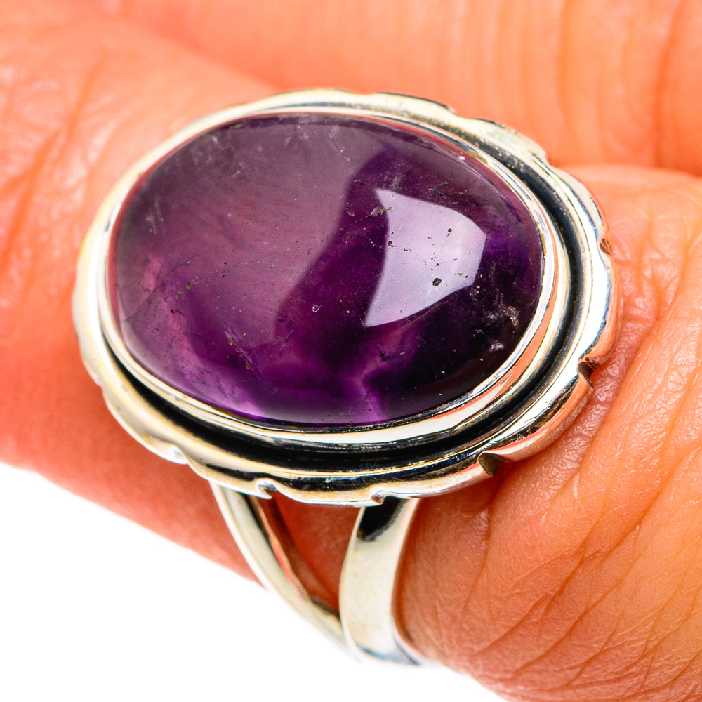 Amethyst Rings handcrafted by Anasilvercos - RING83144