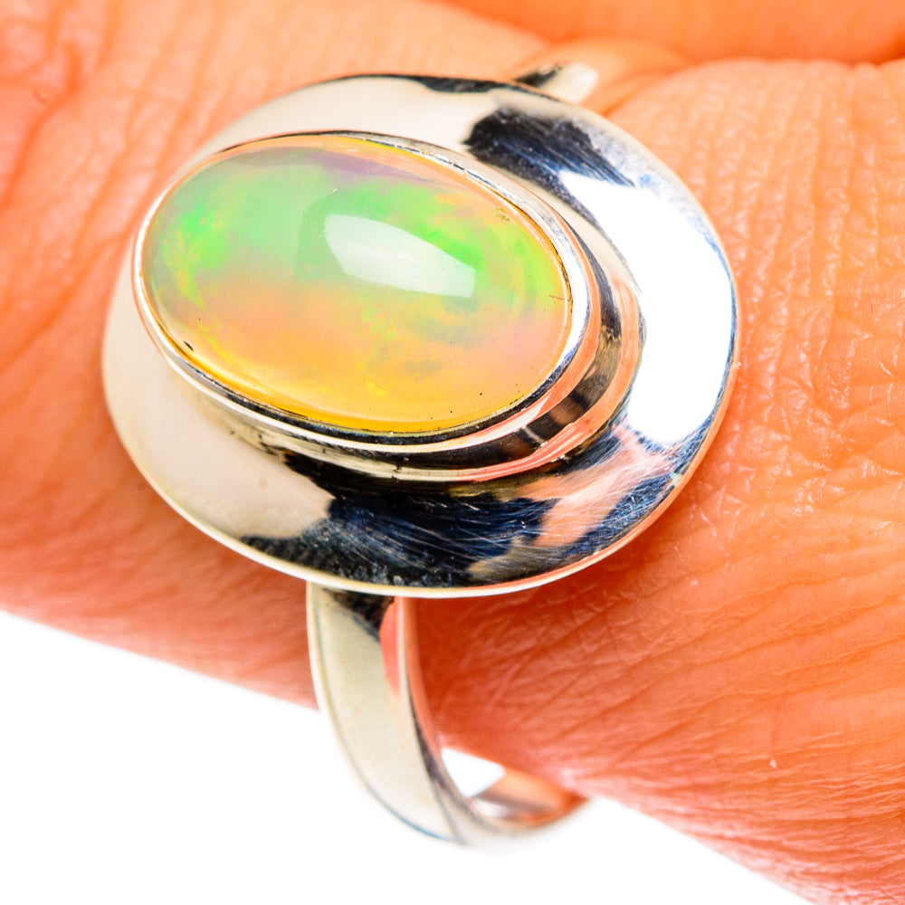 Ethiopian Opal Rings handcrafted by Anasilvercos - RING83152