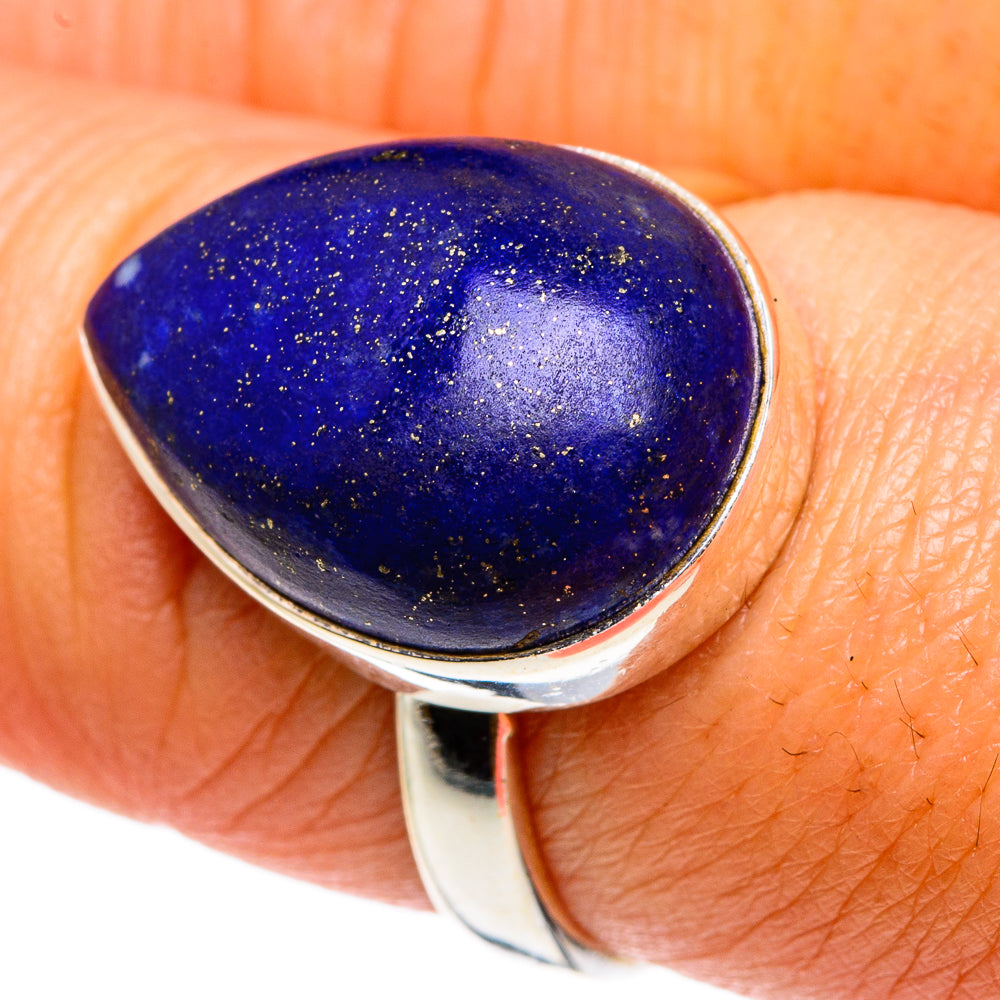 Lapis Lazuli Rings handcrafted by Anasilvercos - RING83155