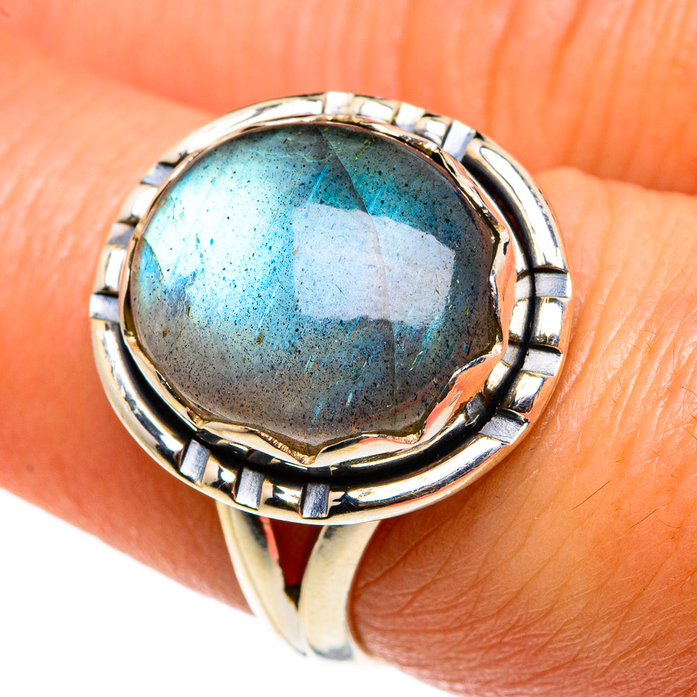 Labradorite Rings handcrafted by Anasilvercos - RING83157