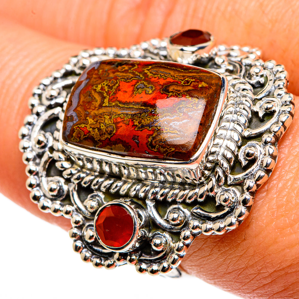 Moroccan Agate Rings handcrafted by Anasilvercos - RING83166